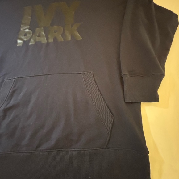 Ivy Park x Adidas Black Pullover Hoodie Medium Logo Sweatshirt - Picture 3 of 13